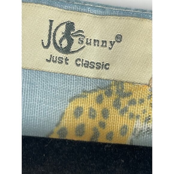 J C Sunny  top open side cape sleeves open front Tiger design cotton - Picture 5 of 7